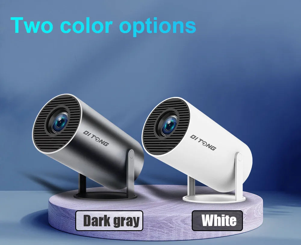 DITONG HY300 Plus HD Projector portatil 4K 1280x720P Android  LED Video Home Theater Cinema Phone mini Proyector Movie HY300 pro